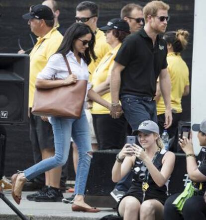 El príncipe Harry y Meghan Markle en los Juegos Invictus de Toronto el pasado mes de septiembre.