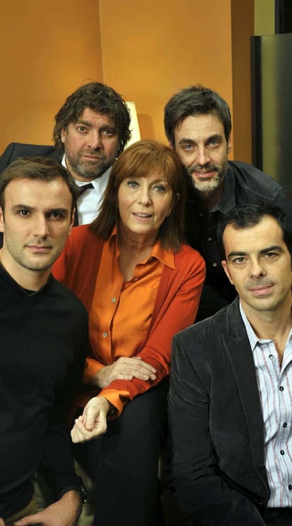 Los protagonistas de la serie &#39;La Riera&#39;