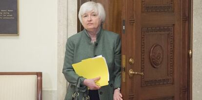 En la imagen, la presidenta de la Reserva Federal de EE.UU., Janet Yellen.