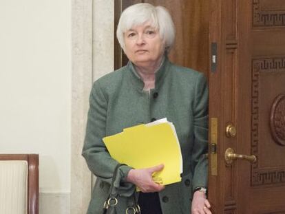 En la imagen, la presidenta de la Reserva Federal de EE.UU., Janet Yellen.