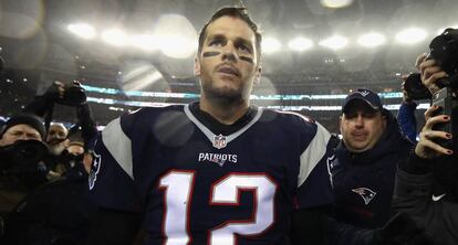 Brady, durante jogo contra o Pittsburgh Steelers.