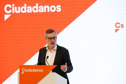 José Manuel Villegas, el lunes en una rueda de prensa. 