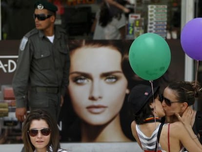 Celebraci&oacute;n del d&iacute;a del Orgullo Gay en Tel Aviv (Israel), en 2010.