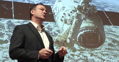 El exastronauta Miguel López-Alegría participa este jueves en el encuentro USA Week Europe que se celebra en Bilbao.