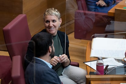 La diputada de Compromís en las Cortes Valencianas Papi Robles, en el debate de política general del pasado 27 de septiembre.