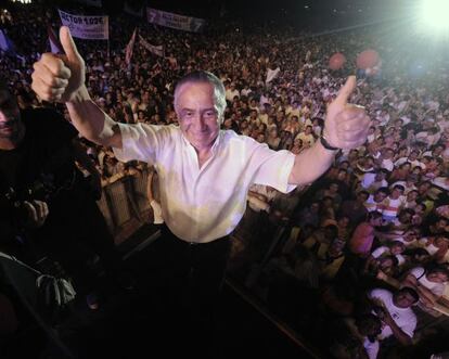 Una imagen de enero de 2013 del exgeneral Lino Oviedo, que se presentaba a las elecciones generales de marzo en Paraguay.