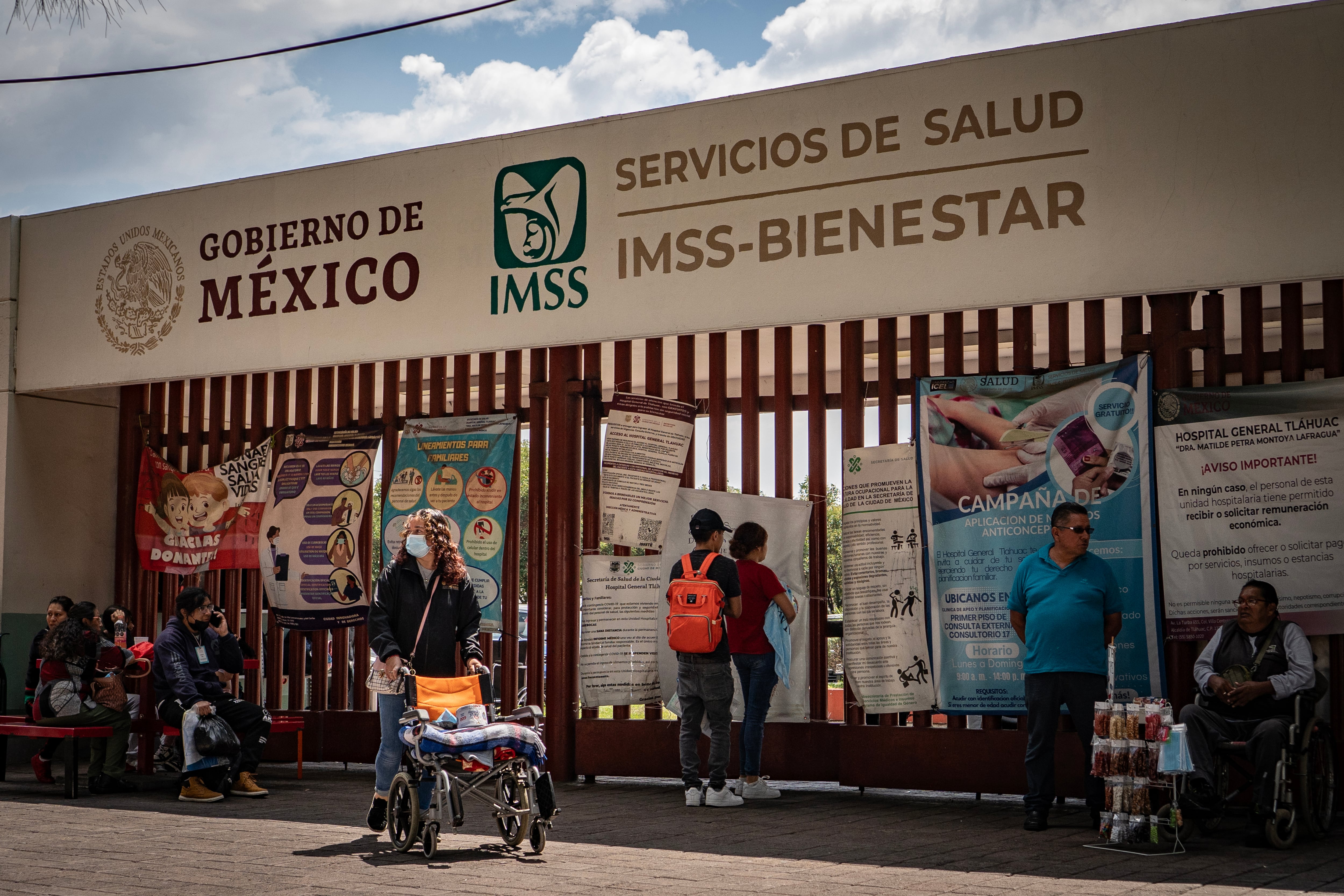 Cínica de IMSS Bienestar en Ciudad de México, el 23 de septiembre.