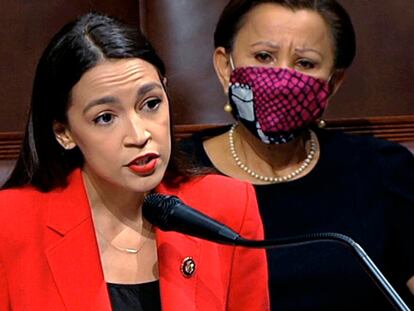 La congresista Alexandria Ocasio-Cortez, en una imagen de julio pasado.