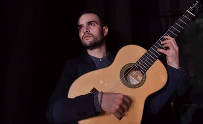 El guitarrista flamenco José Fermín Fernández, ganador del XXII Concurso Nacional de Arte Flamenco de Córdoba.