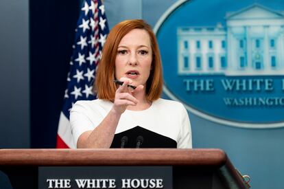 Casa Blanca, Jen Psaki sobre petróleo de Venezuela