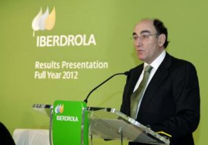 El presidente de Iberdrola, Ignacio Sánchez Galán.