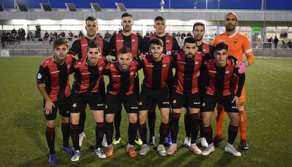 La plantilla del CF Reus Deportiu.