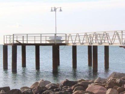 Pasarela de la playa de Xilxes, en una imagen del Ayuntamiento.