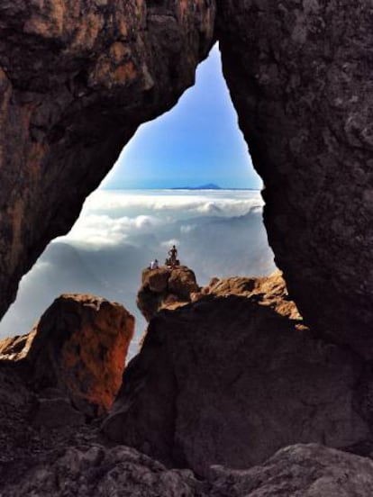 Vistas desde la zona de Tejada, en Gran Canaria.