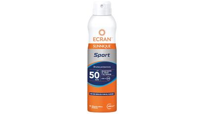 La firma Ecrann pone a disposición del público esta bruma solar para proteger la piel de la cara y el cuerpo.