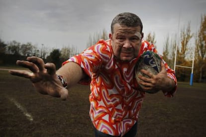 El rugby es el deporte favorito del cocinero madrile&ntilde;o Alberto Chicote. / CRIST&Oacute;BAL MANUEL