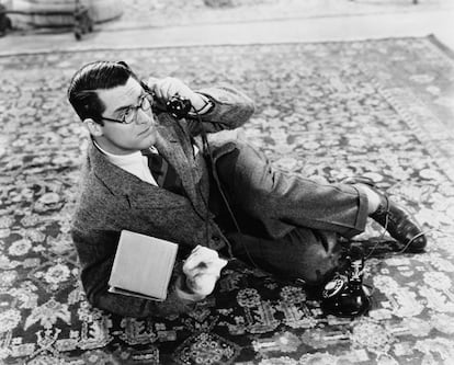 Cary Grant en una escena de la película 'La fiera de mi niña' en 1938.