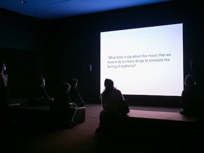 Una de les obres de Tony Coke que es poden veure al Macba.