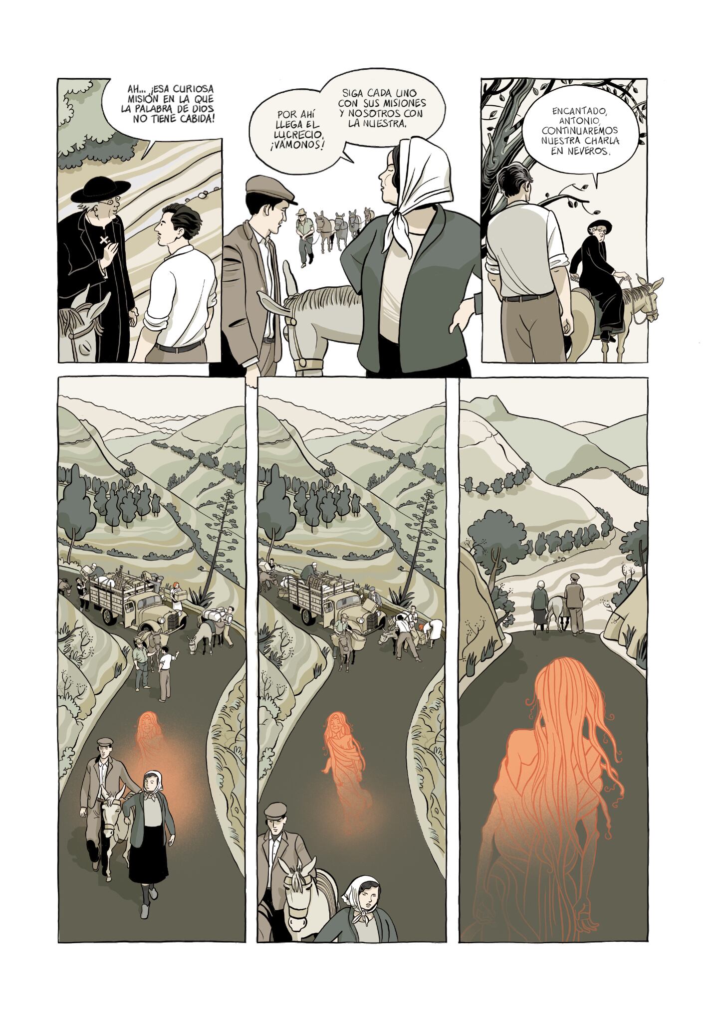 Página del cómic 'El otro mundo' (Astiberri Ediciones).