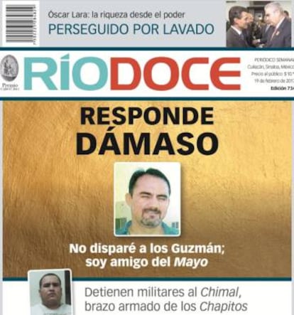 La portada de Rio Doce del 19 de febrero.