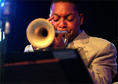 Wynton Marsalis, durante su actuación en Vitoria.