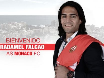 Imagen que aparece en la página web del club anunciando el fichaje