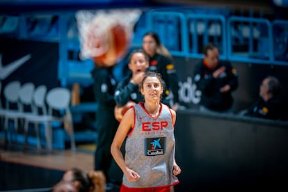 Alba Torrens, en un entrenamiento con España.© ALBERTO NEVADO (FEB)