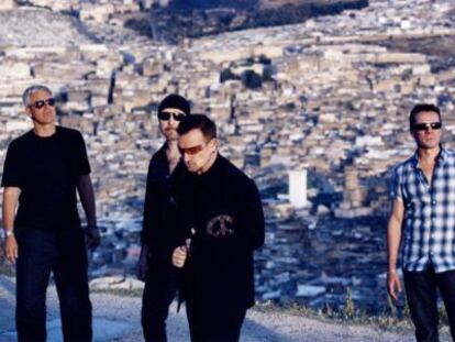 Una imagen del grupo U2 en Fez, en junio de 2007.