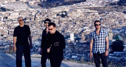 Una imagen del grupo U2 en Fez, en junio de 2007.