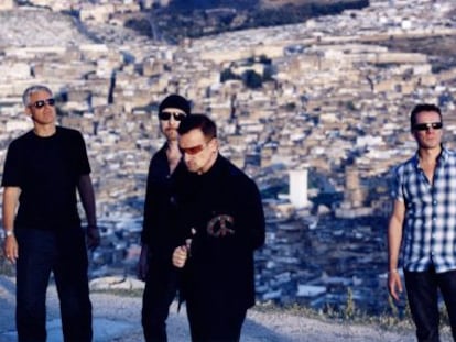 Una imagen del grupo U2 en Fez, en junio de 2007.