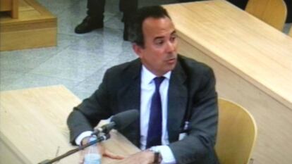 El exsubsecretario de Economía Miguel Temboury, en el juicio por el caso Bankia este miércoles.