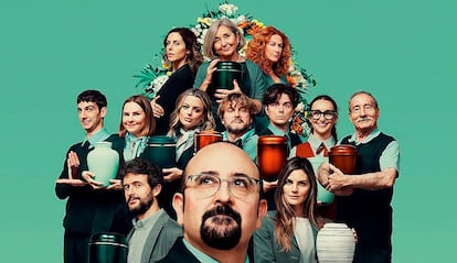 Elenco de actores en la serie Muertos S.L.