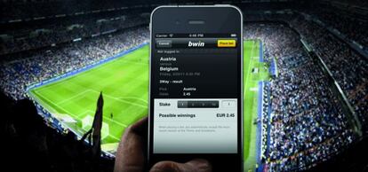 Aplicación para móviles de Bwin