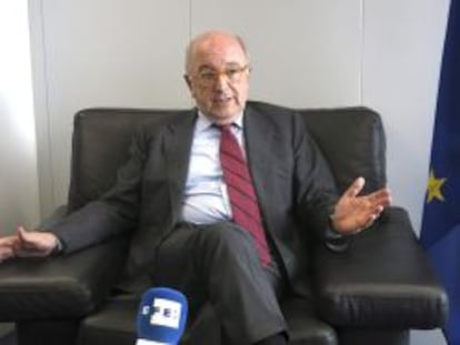El vicepresidente de la CE Joaquín Almunia.