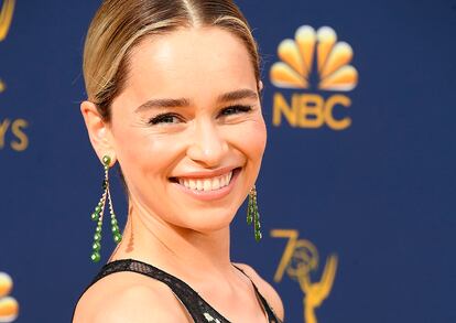 Emilia Clarke en los Emmy 2018.