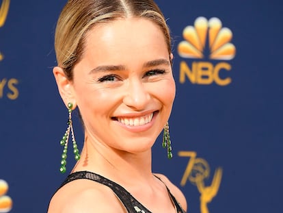 Emilia Clarke en los Emmy 2018.