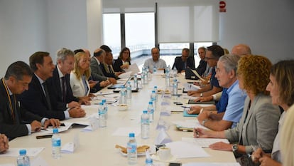 Reunión de coordinación del 'caso idental' en la Audiencia Nacional.