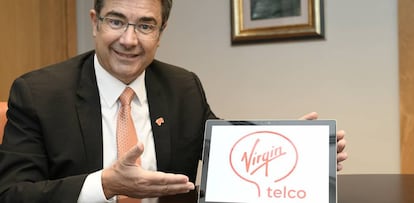 José Miguel García, consejero delegado de Euskaltel, en el lanzamiento de Virgin Telco.