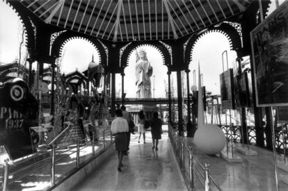 El parque de atracciones, uno de los pabellones de la Exposición del 92.