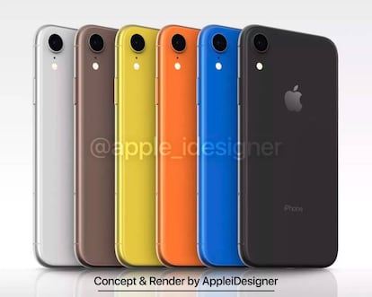 Los posibles colores del iPhone X