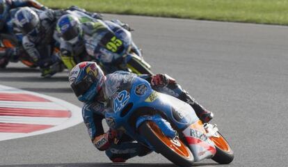 Alex Rins en Silverstone.