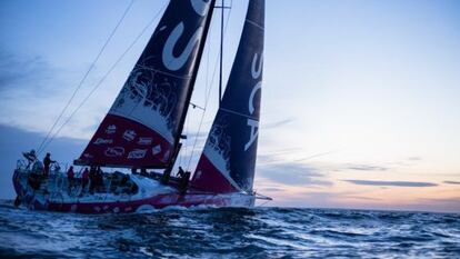 El Team SCA, entren&aacute;ndose.