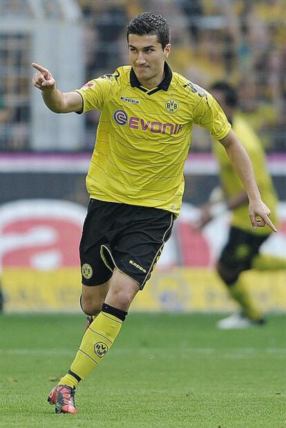 Sahin, en un encuentro con el Borussia Dortmund.