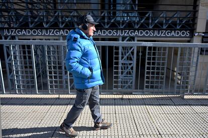 Manuel Moure, padre de uno de los mineros fallecidos.
