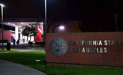Campus de la Universidad Estatal de California, este jueves.