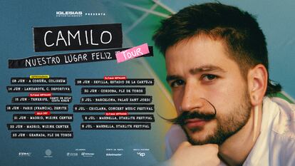 Conoce a Camilo en sus conciertos de Madrid y Barcelona