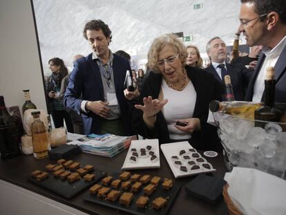 La alcaldesa de Madrid, Manuela Carmena, en Madrid Fusi&oacute;n en 2016. 