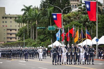 Desfile militar en Taiwán el pasado 10 de octubre.