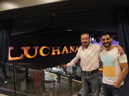 Los actores Juan Diego y Fran Perea, socios de los Luchana. 