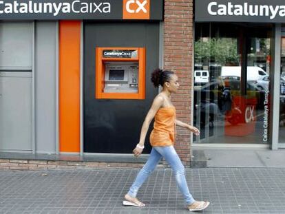 Sucursal de CatalunyaCaixa, en Barcelona.